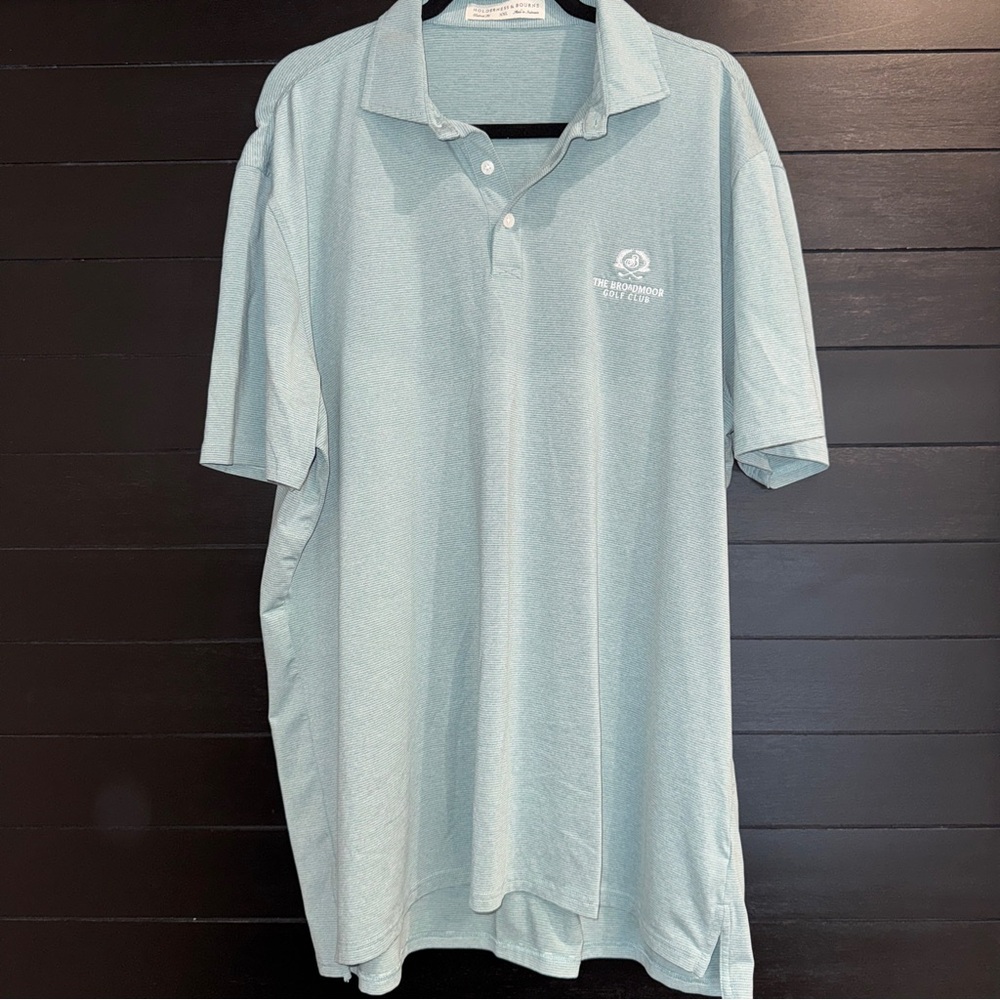 Men’s XXL Green-Blue Golf Polo
